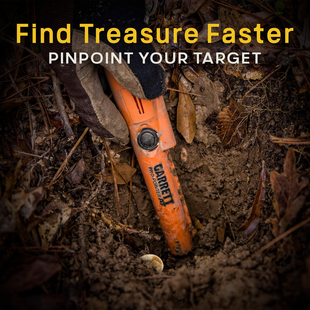 Garrett Pro-Pointer AT tip close-up highlighting sensitive probe for pinpointing small targets