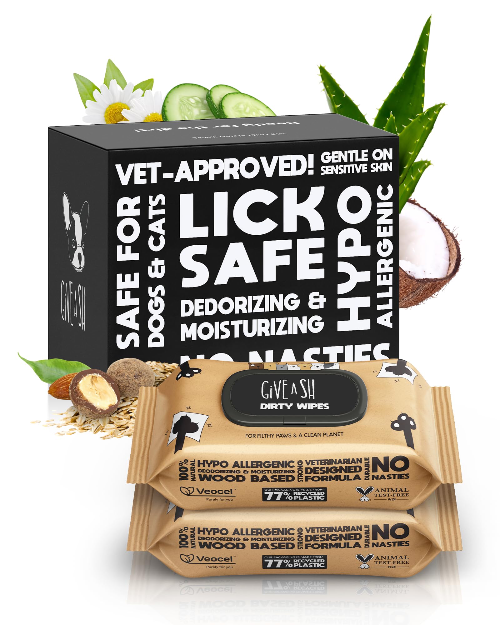 G.A.S front packaging 200 count showing value and unscented benefit