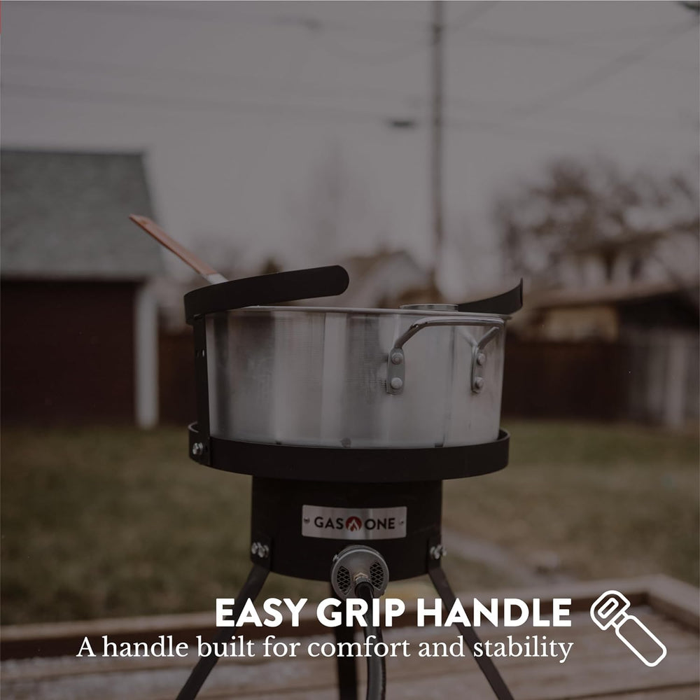 Gas One interior surface finish close-up for easy cleaning and durability