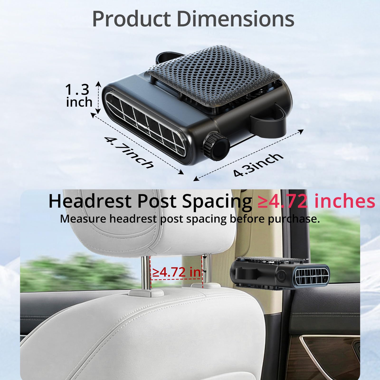 Gathekare in family car scene keeping passengers cool and comfortable