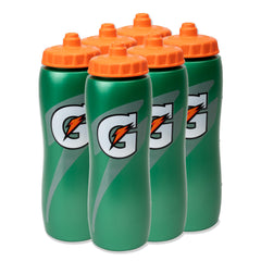 Gatorade 32oz front view showing six-pack and durable bottle benefit