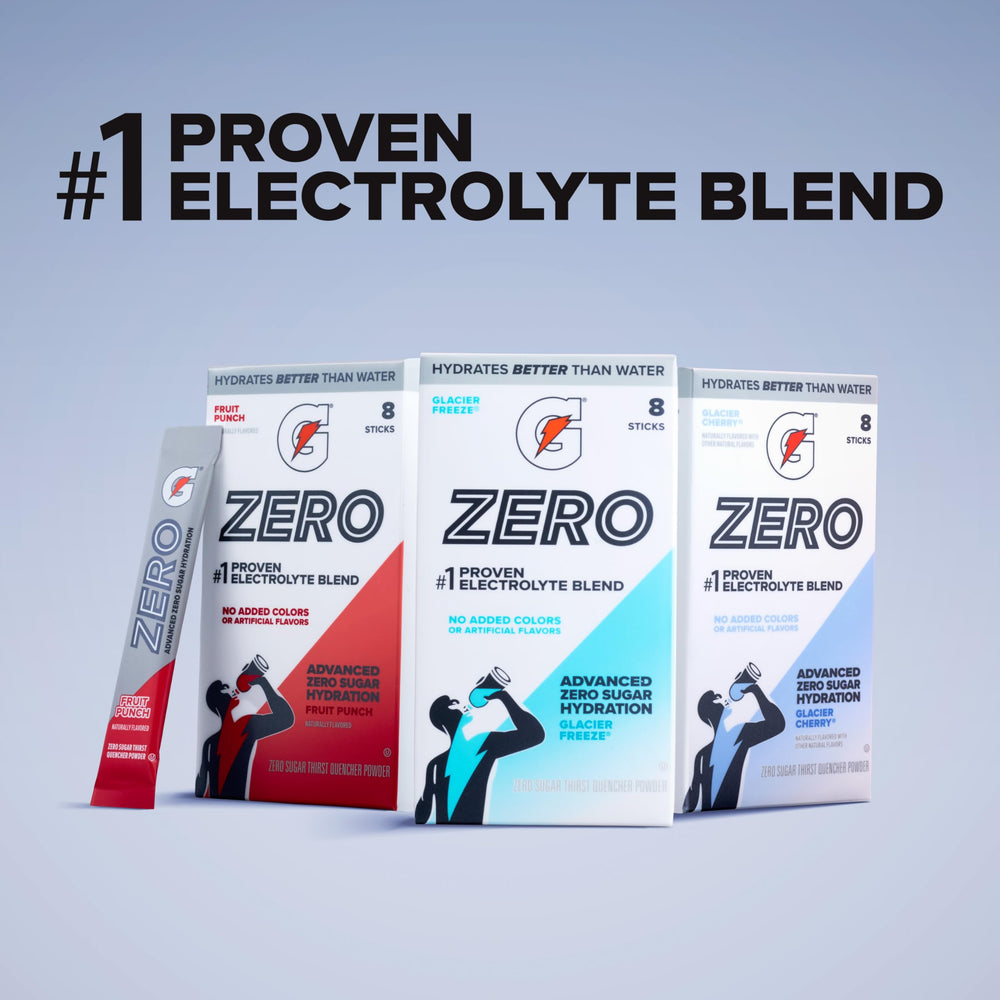 Gatorade Glacier Freeze used by runner hydrating after exercise for recovery