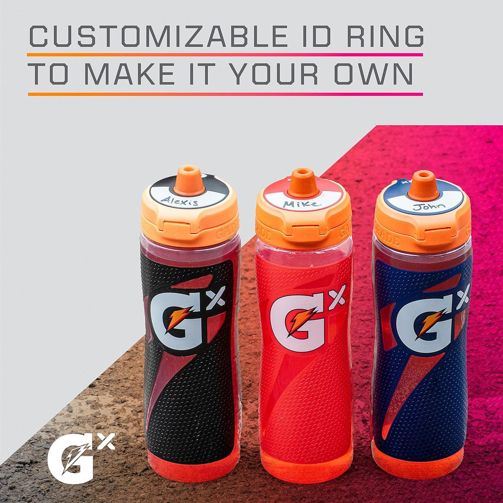 Gatorade customizable ID ring detail for team colors and easy personalization benefit