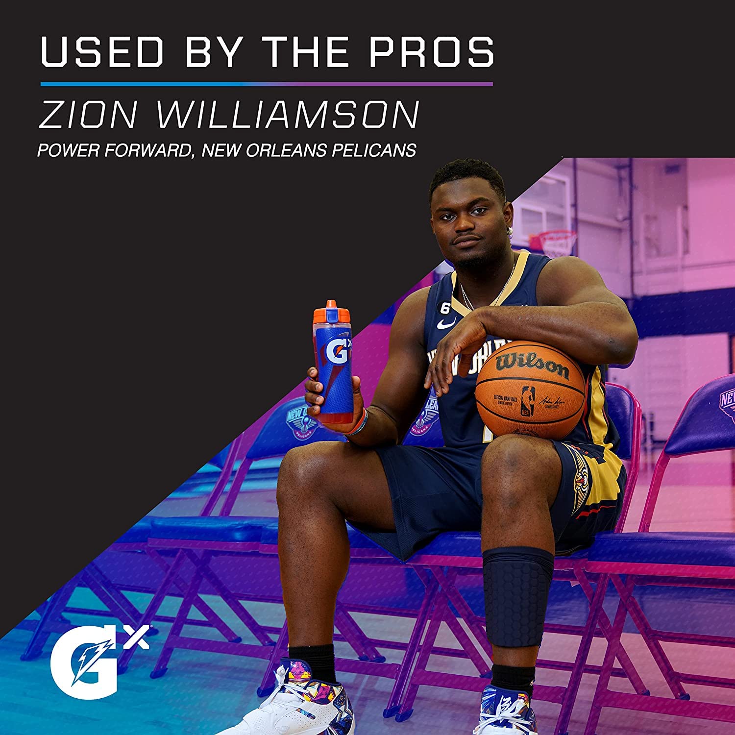 Gatorade Gx ID ring customization example helping teams identify each player’s bottle