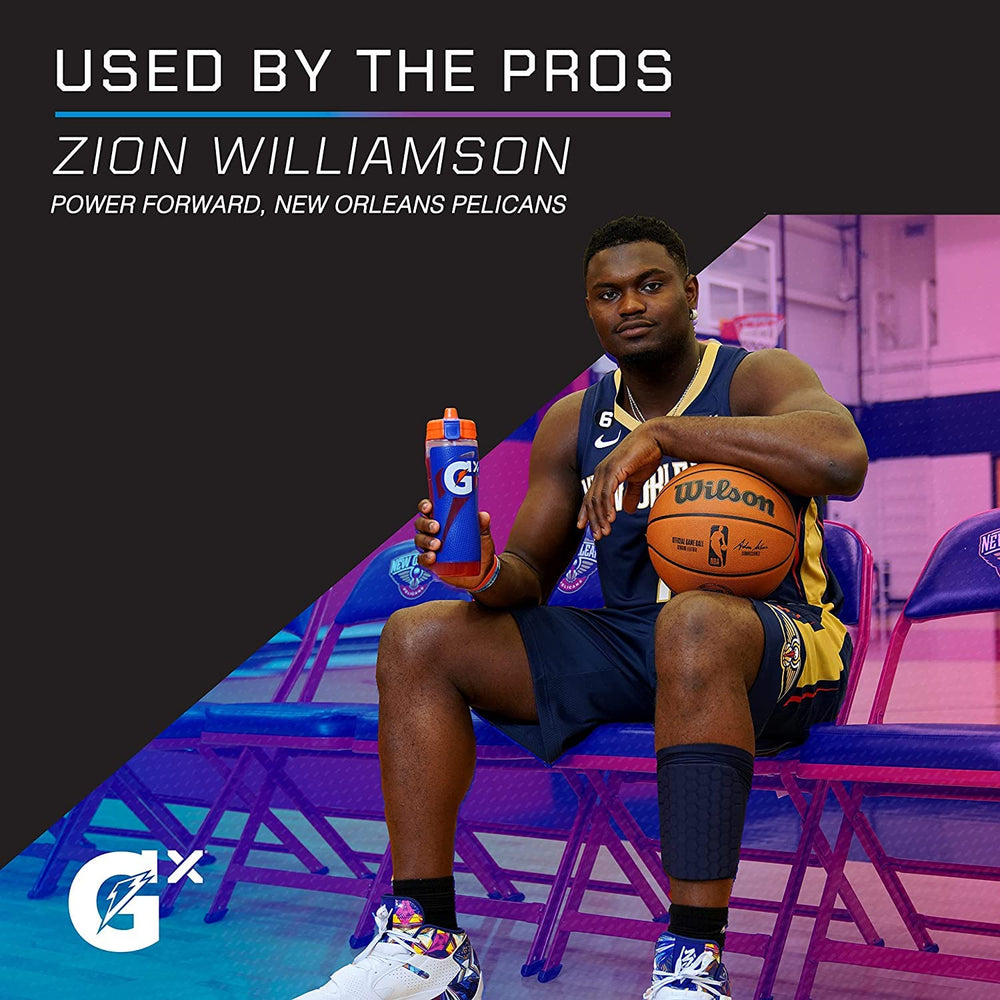 Gatorade Gx ID ring customization example helping teams identify each player’s bottle