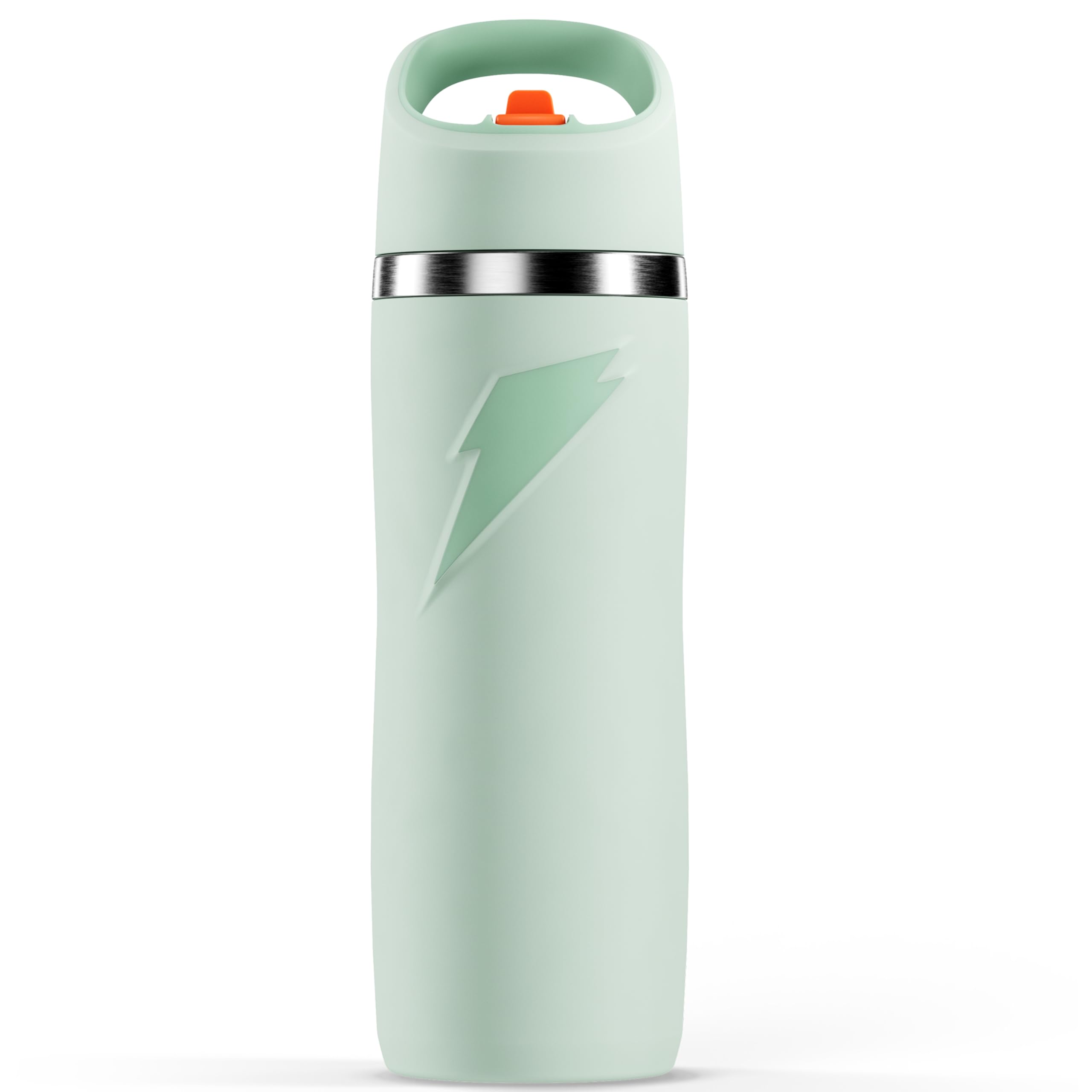 Gatorade Overtime front view showing sage color and brand, clear identification benefit