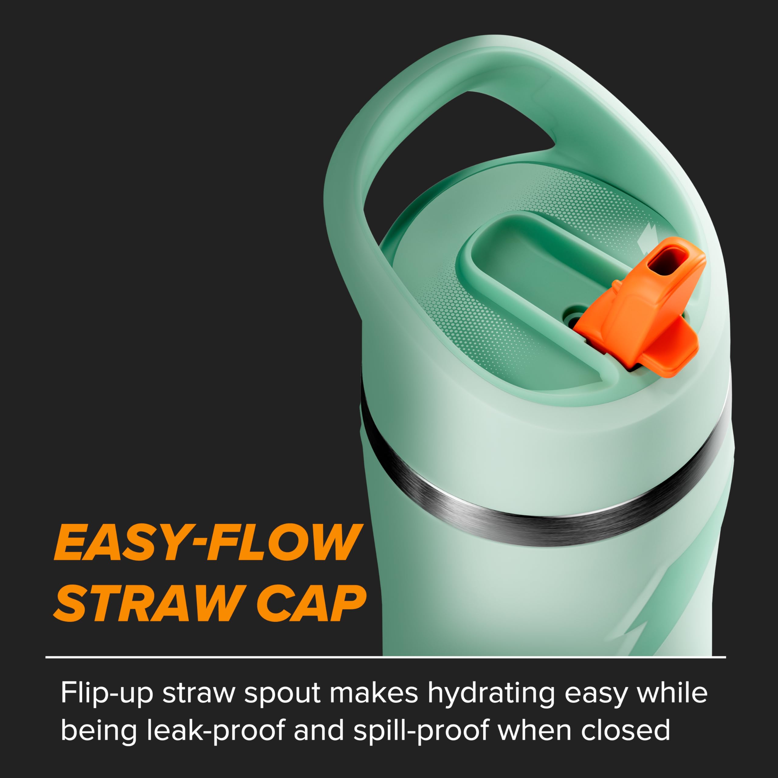Gatorade Overtime TPE shell texture close-up offering dent resistance and better grip