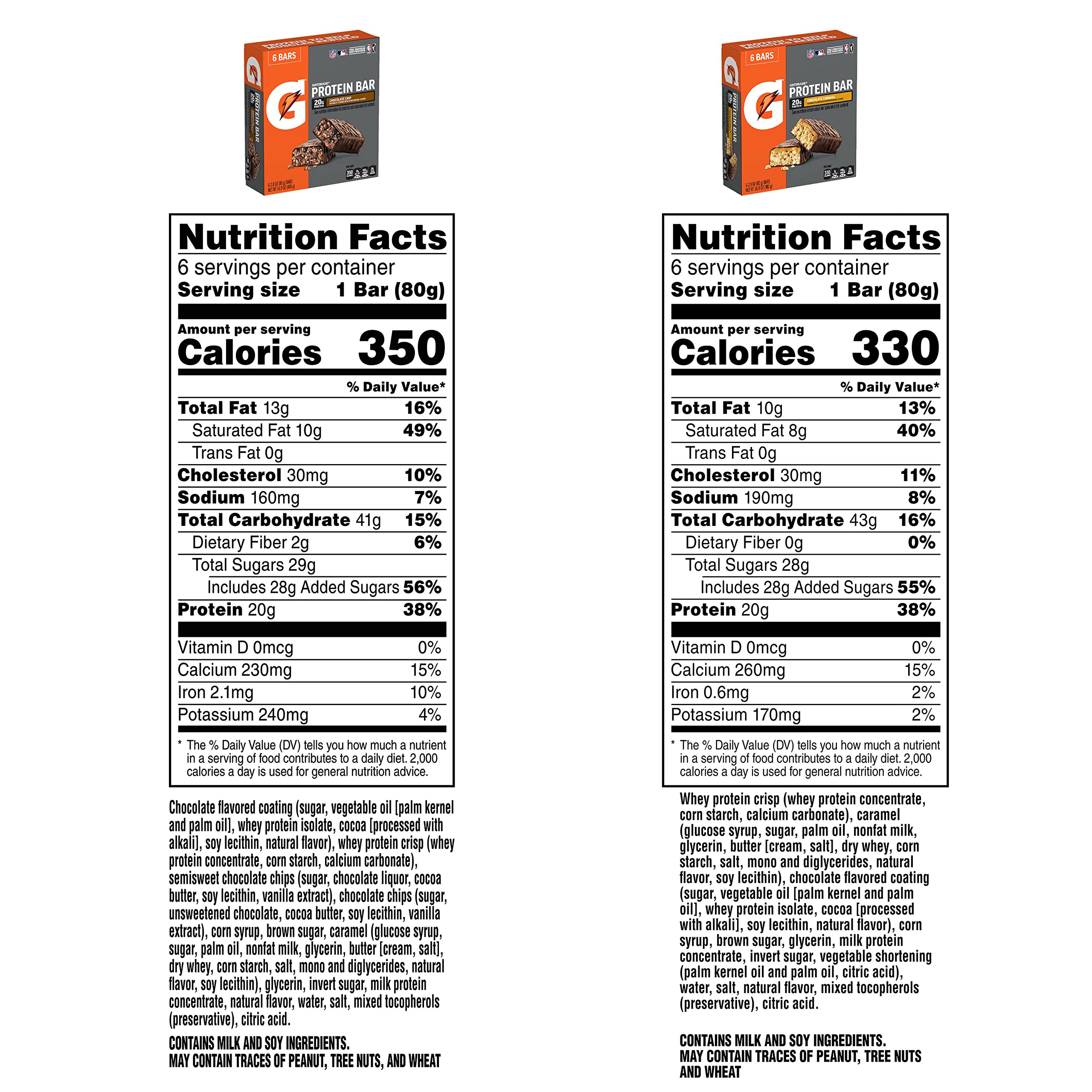 Gatorade Recover unwrapped bar texture highlighting protein-rich interior