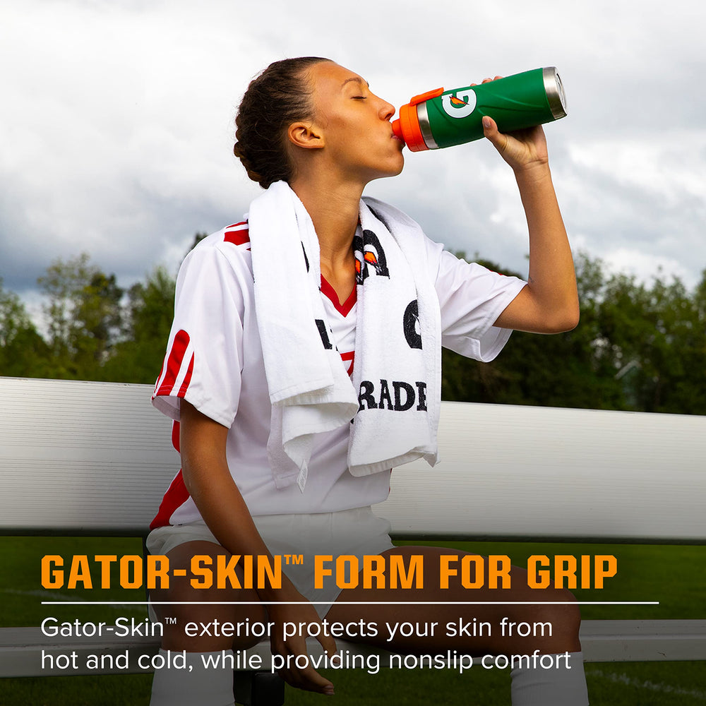 Gatorade Gator-Skin grip close-up for secure nonslip hold and comfort
