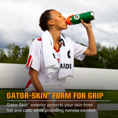 Gatorade Gator-Skin grip close-up for secure nonslip hold and comfort