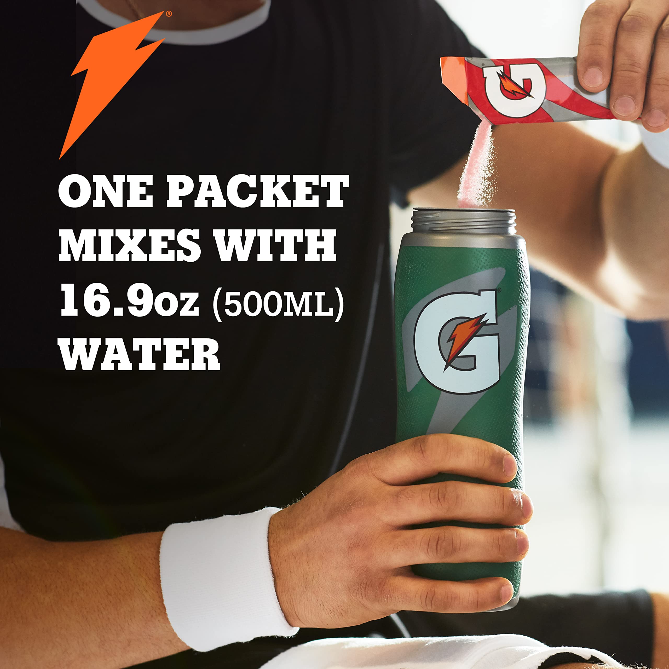 Gatorade sticks stored in a cooler illustrating on-the-go refreshment