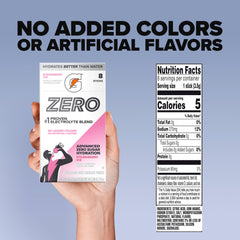Close-up of Strawberry Ice powder texture and color from Gatorade for quick mixing