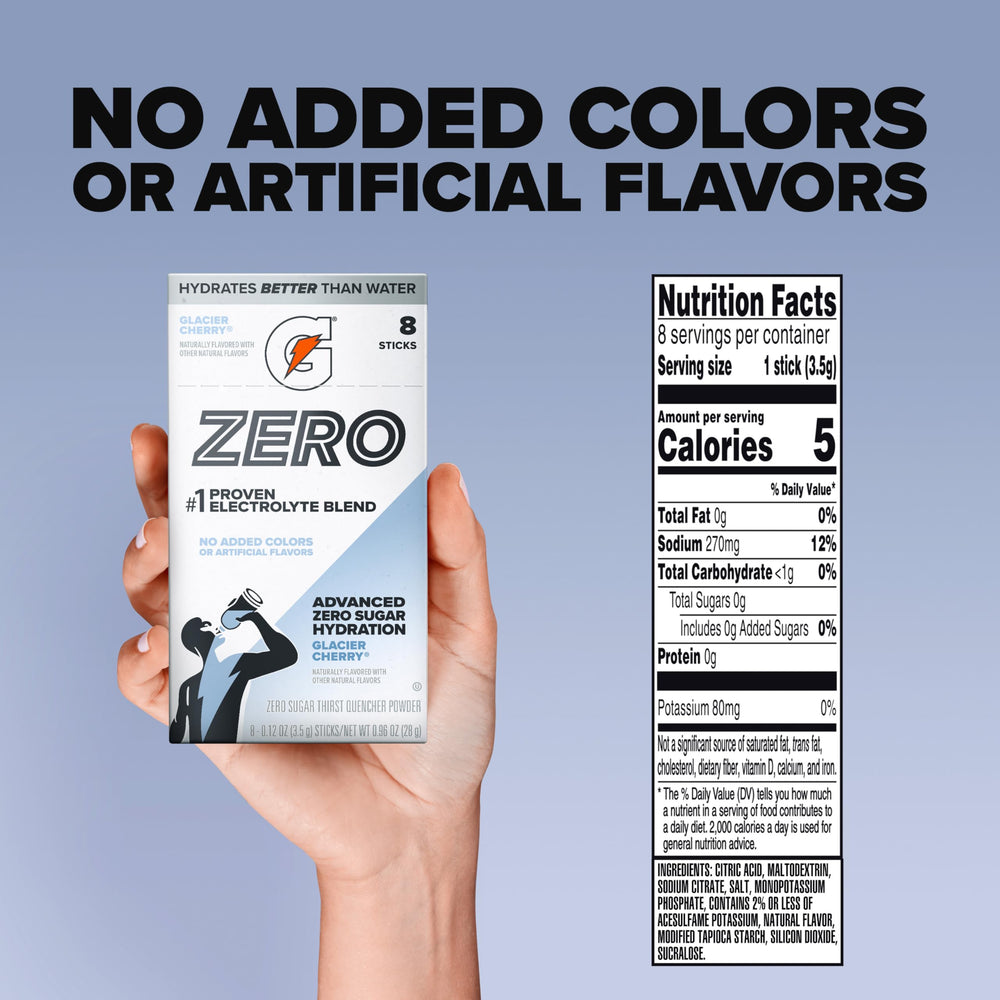 Gatorade single stick close-up emphasizing easy, pre-measured hydration on the go