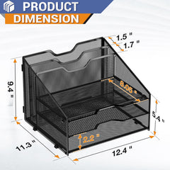 Gawerk close-up of horizontal tray showing sturdy mesh and easy access benefit