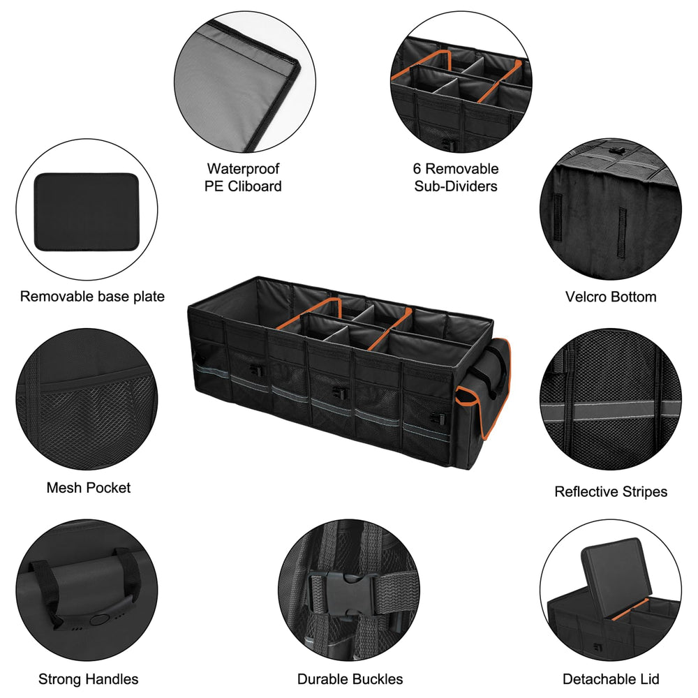 GDNasist secured in an SUV trunk with straps preventing movement
