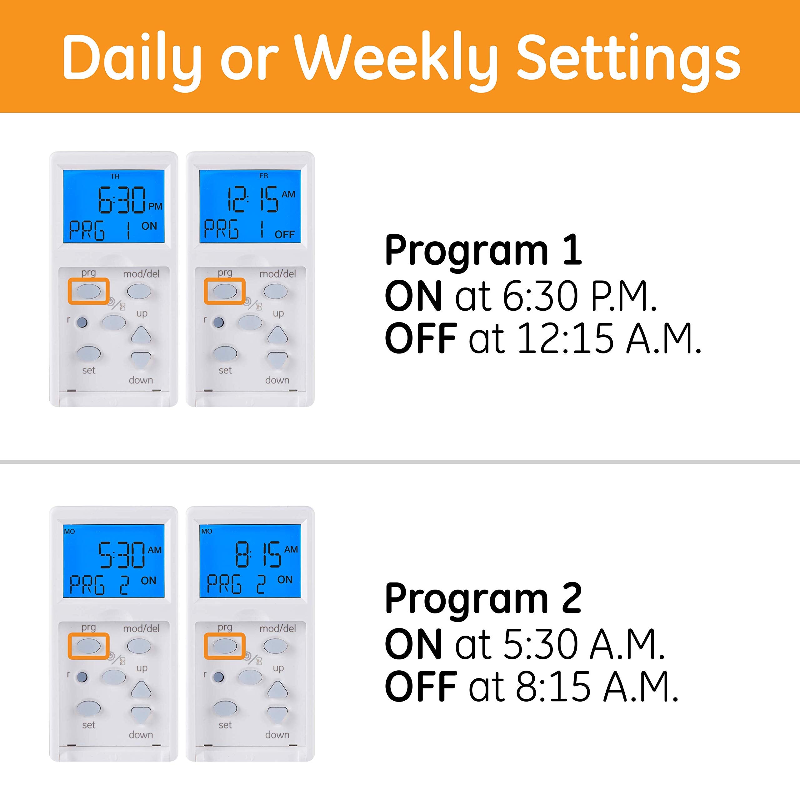 GE SunSmart controlling porch lights at dusk to enhance curb appeal and security