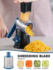 Geedel transparent barrel detail revealing ingredients and reducing jams for smoother grating