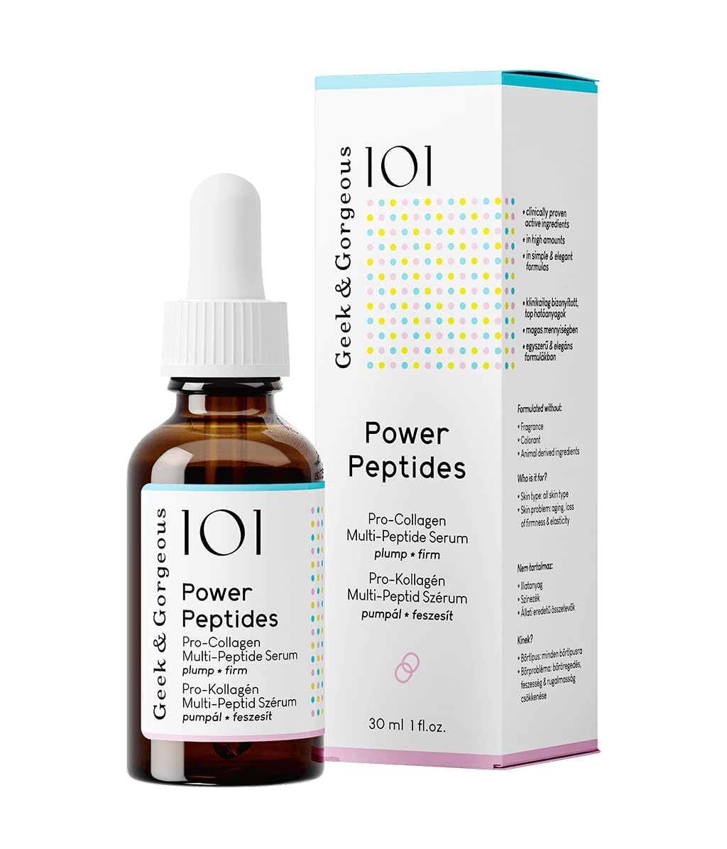 Geek & Gorgeous close-up of milky serum texture highlighting lightweight absorption benefit