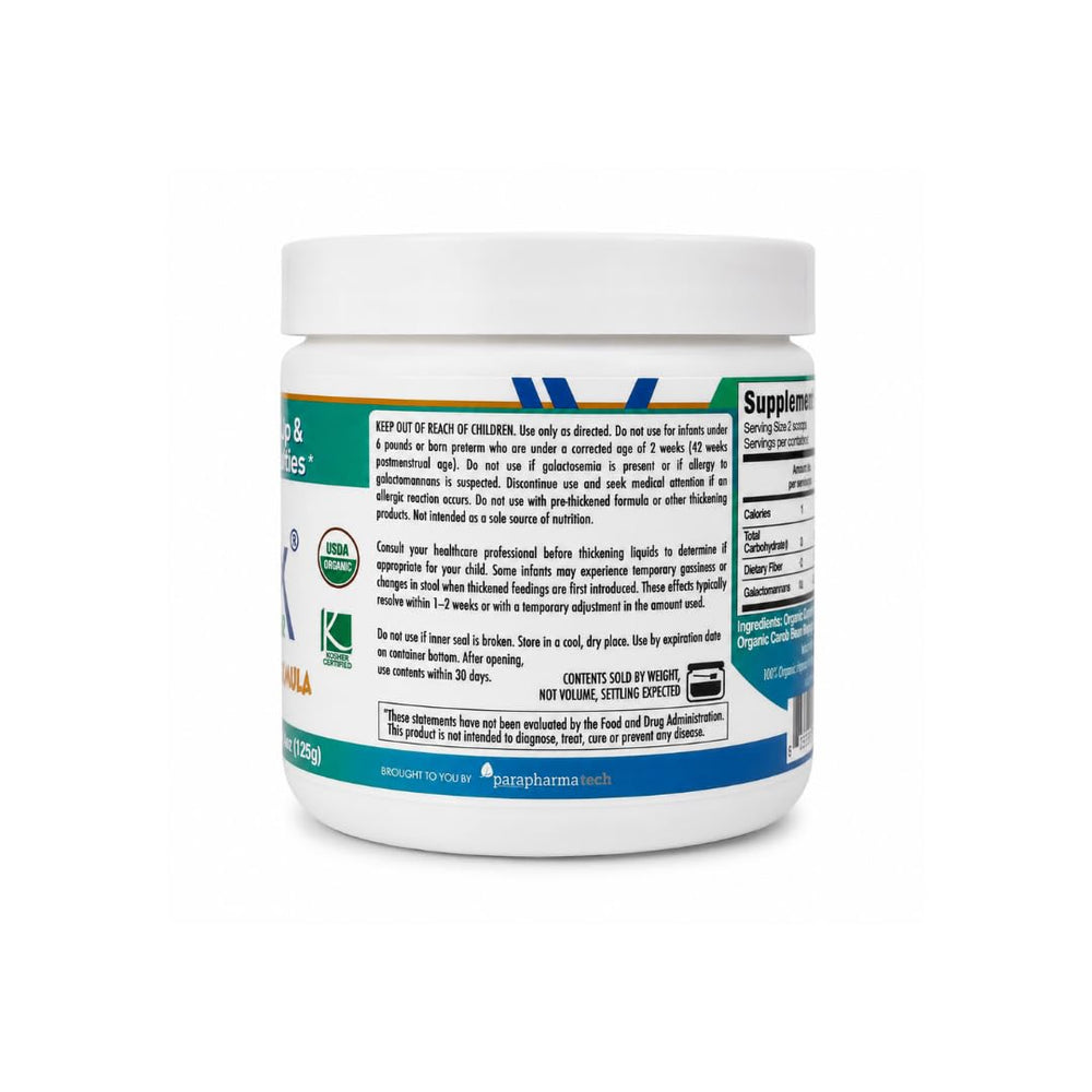 Gelmix label close-up showing USDA Organic and Kosher for Passover certifications