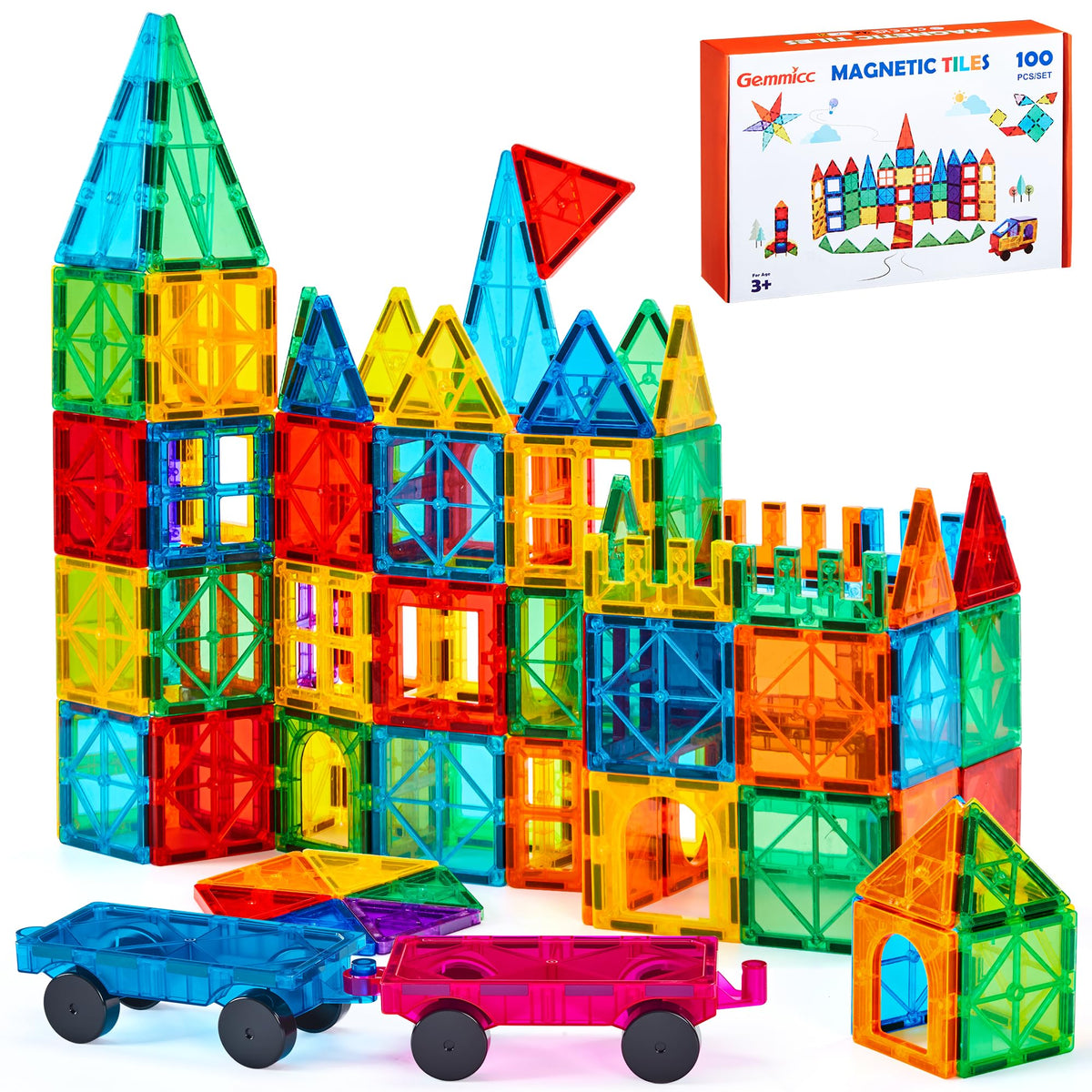 Gemmicc front packaging showing set contents and brand benefits