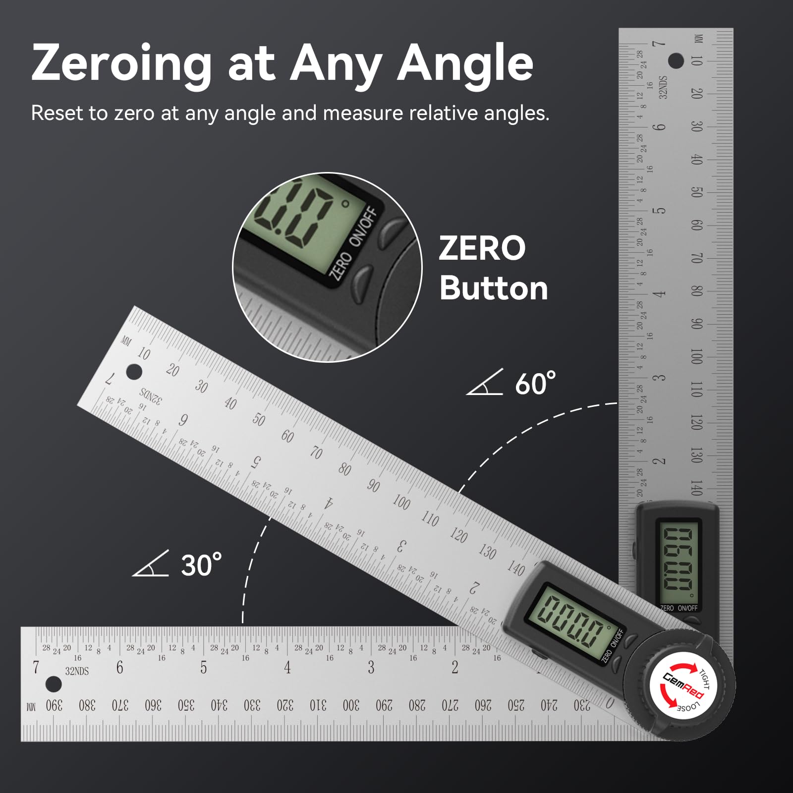 GemRed folded to 220mm illustrating compact storage and easy transport