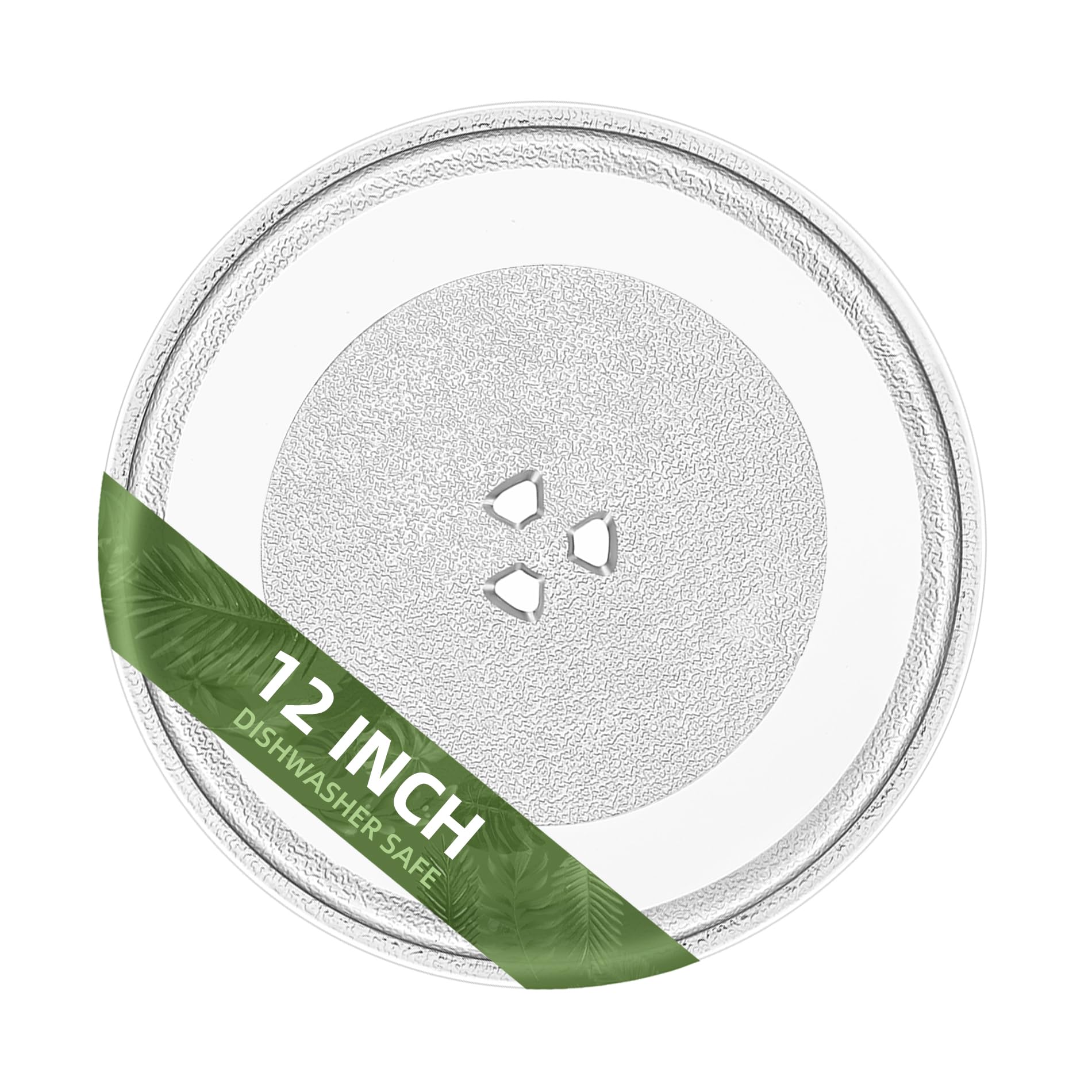 Gemroom front view of 12-inch plate showing size and markings for accurate fit