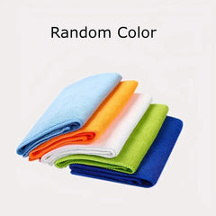 Generic bundle in use at sink with cloth showing effective cleanup and polished finish