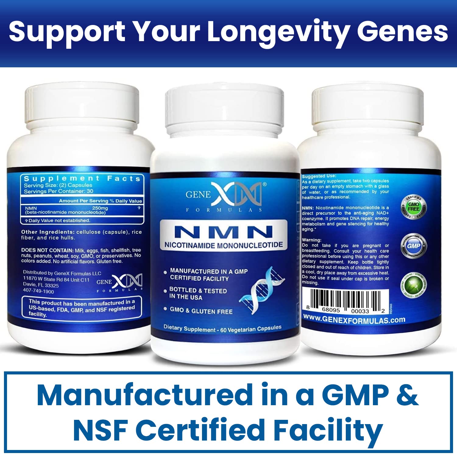 Genex Formulas bottle on kitchen table representing daily supplement habit and convenience