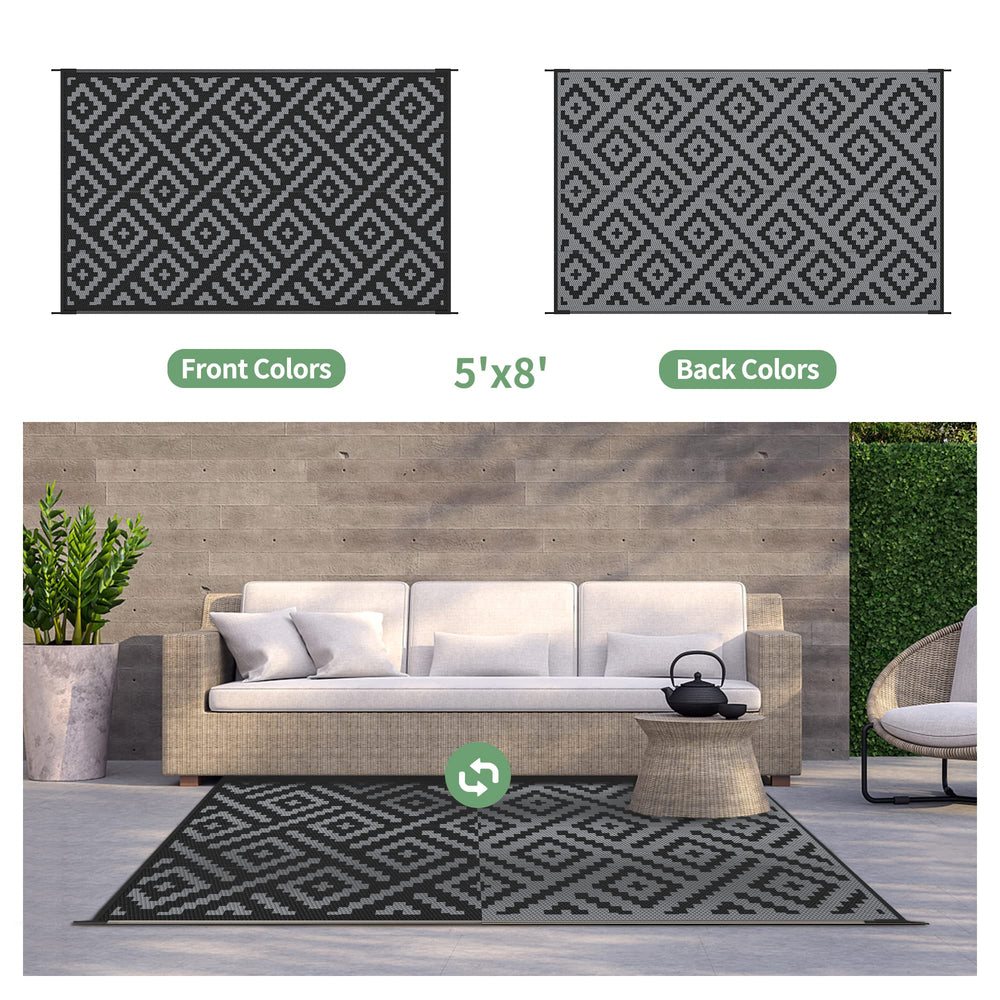 GENIMO close-up of reversible pattern highlights dual-sided durability benefit