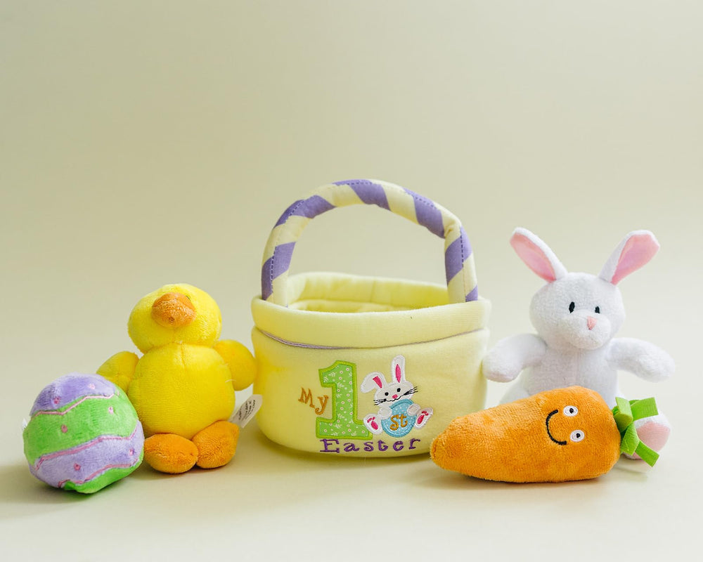 Genius Baby Toys close-up of bunny bell detail showing gentle sound engagement
