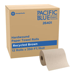 Georgia-Pacific front packaging showing Pacific Blue Basic case benefits