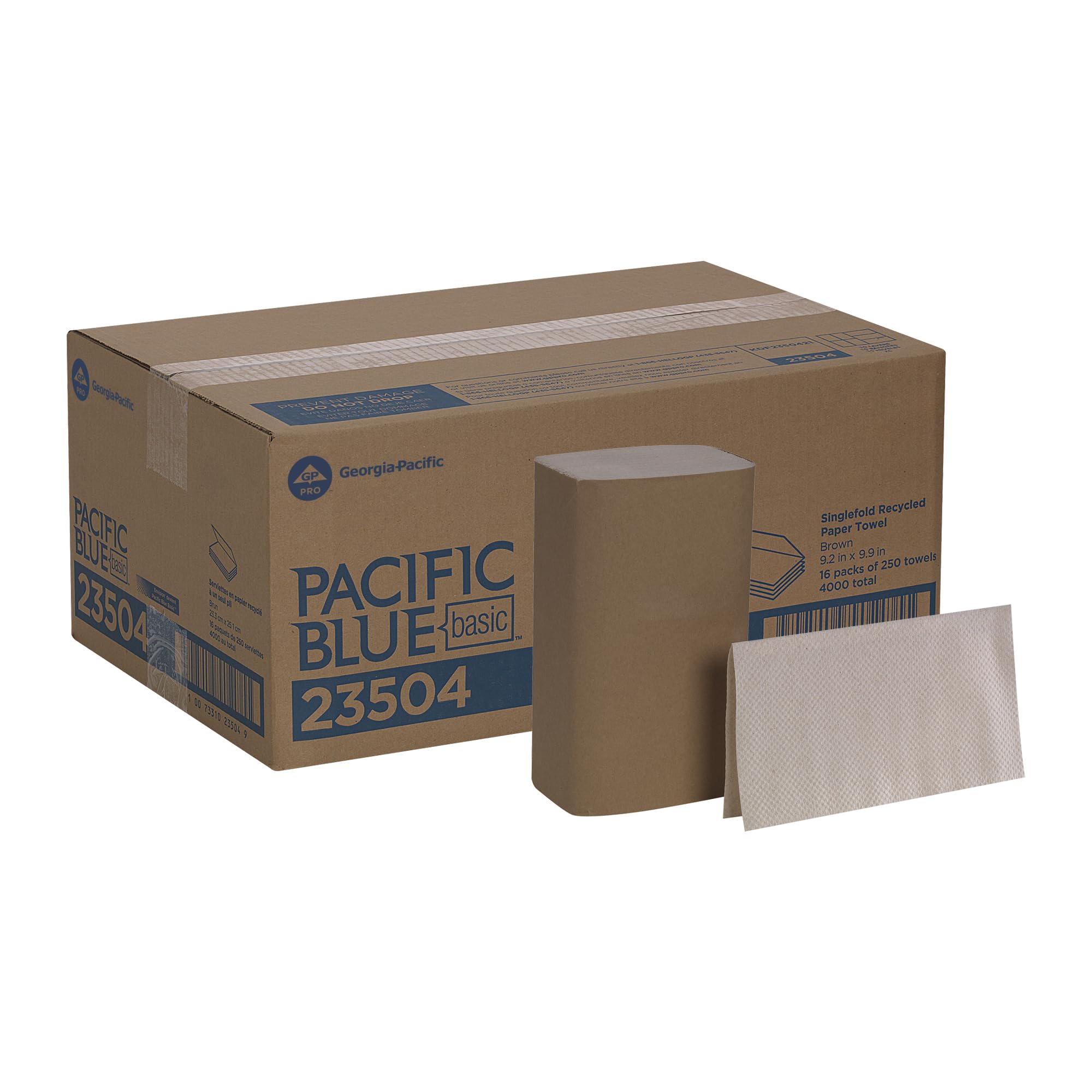 Georgia-Pacific front packaging showing product and quantity benefits