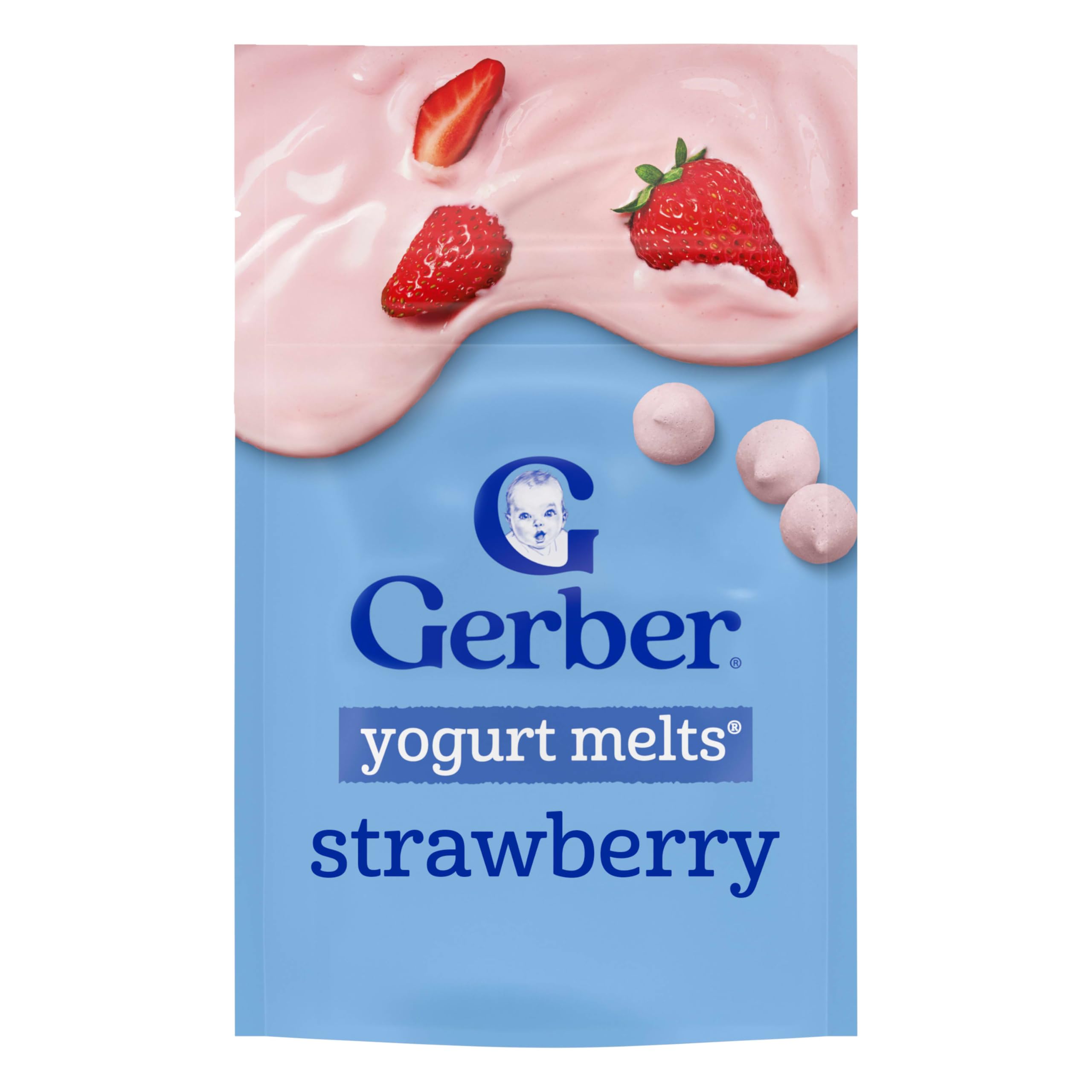 Gerber front packaging showing product and convenience benefit