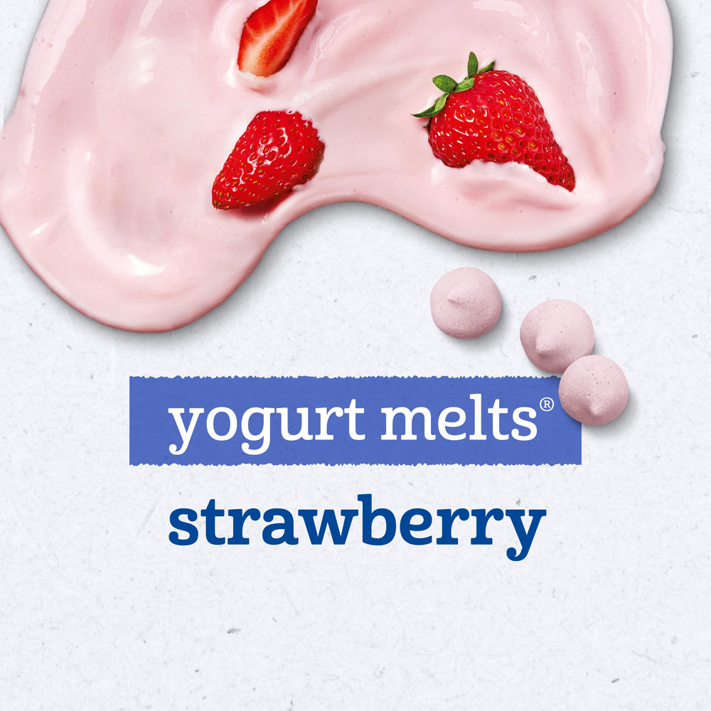 Gerber open pouch with melts ready to serve for easy snacking