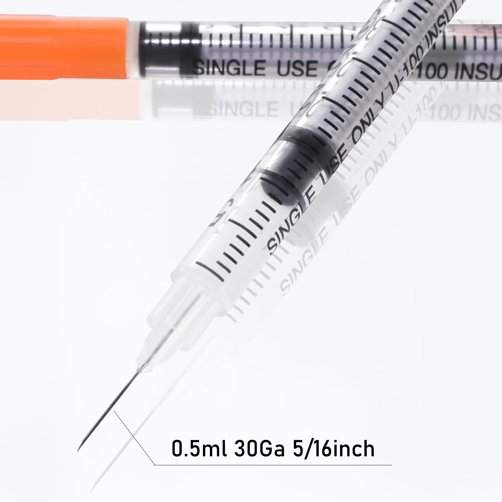 Gesanghua syringe barrel with measurement marks showing clear graduations for accurate dosing