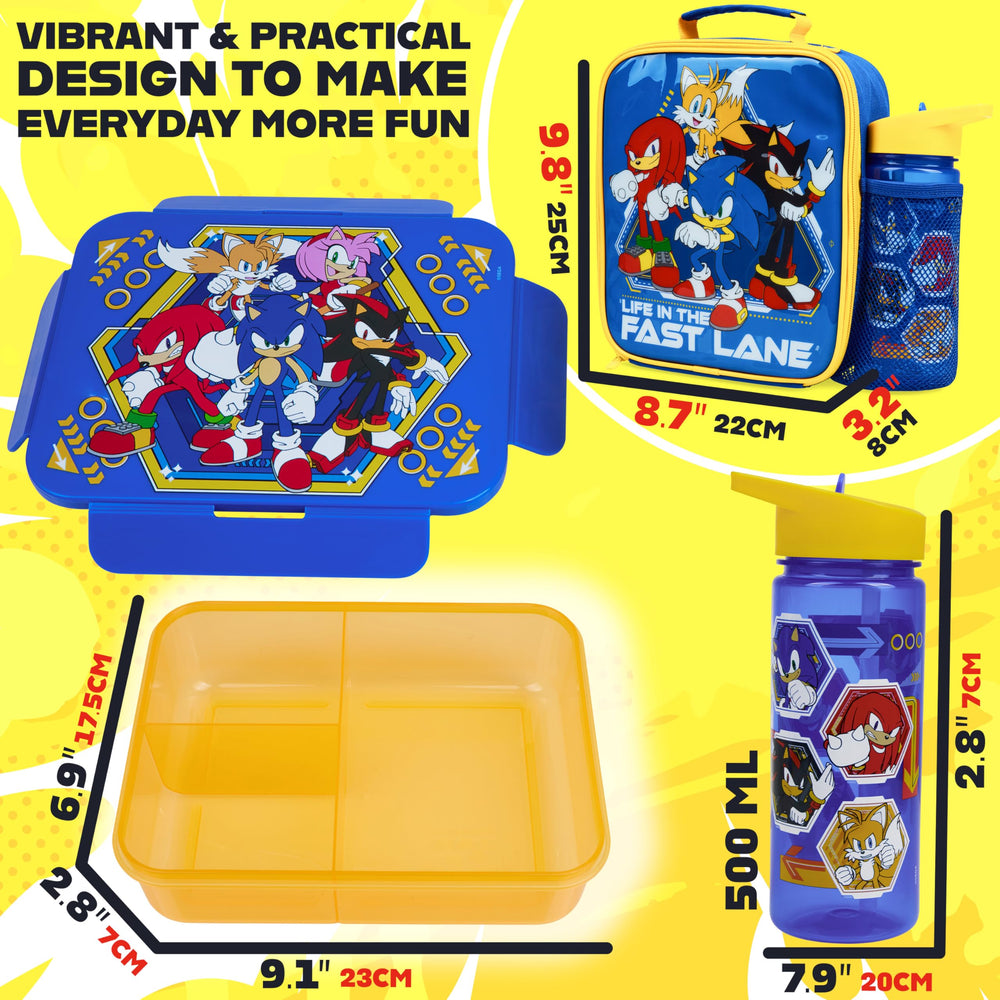 Get Trend Sonic set size comparison fits backpack for convenient school storage
