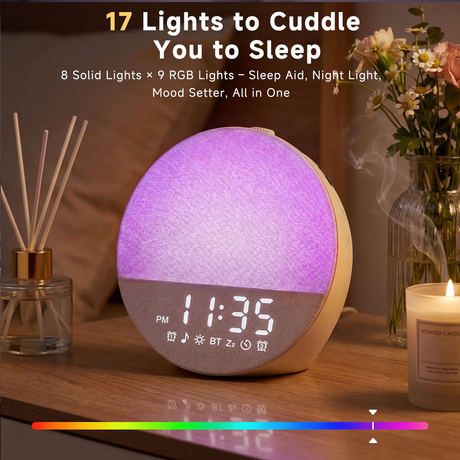 Geuuap playing Bluetooth audio from phone for richer bedside sound