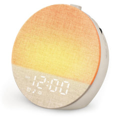 Geuuap front view showing clock face and calming light benefit