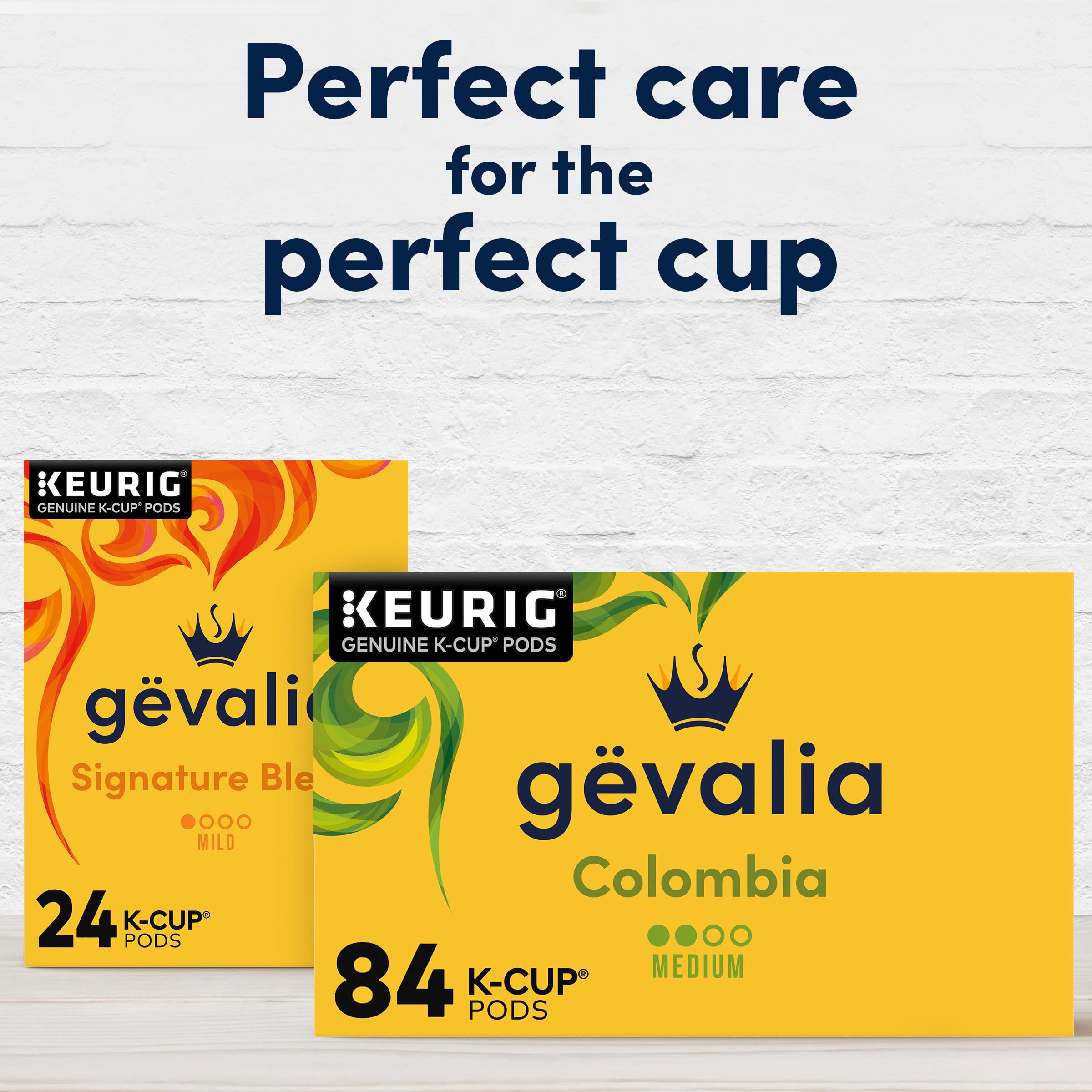 Gevalia pods beside breakfast items showing everyday enjoyment