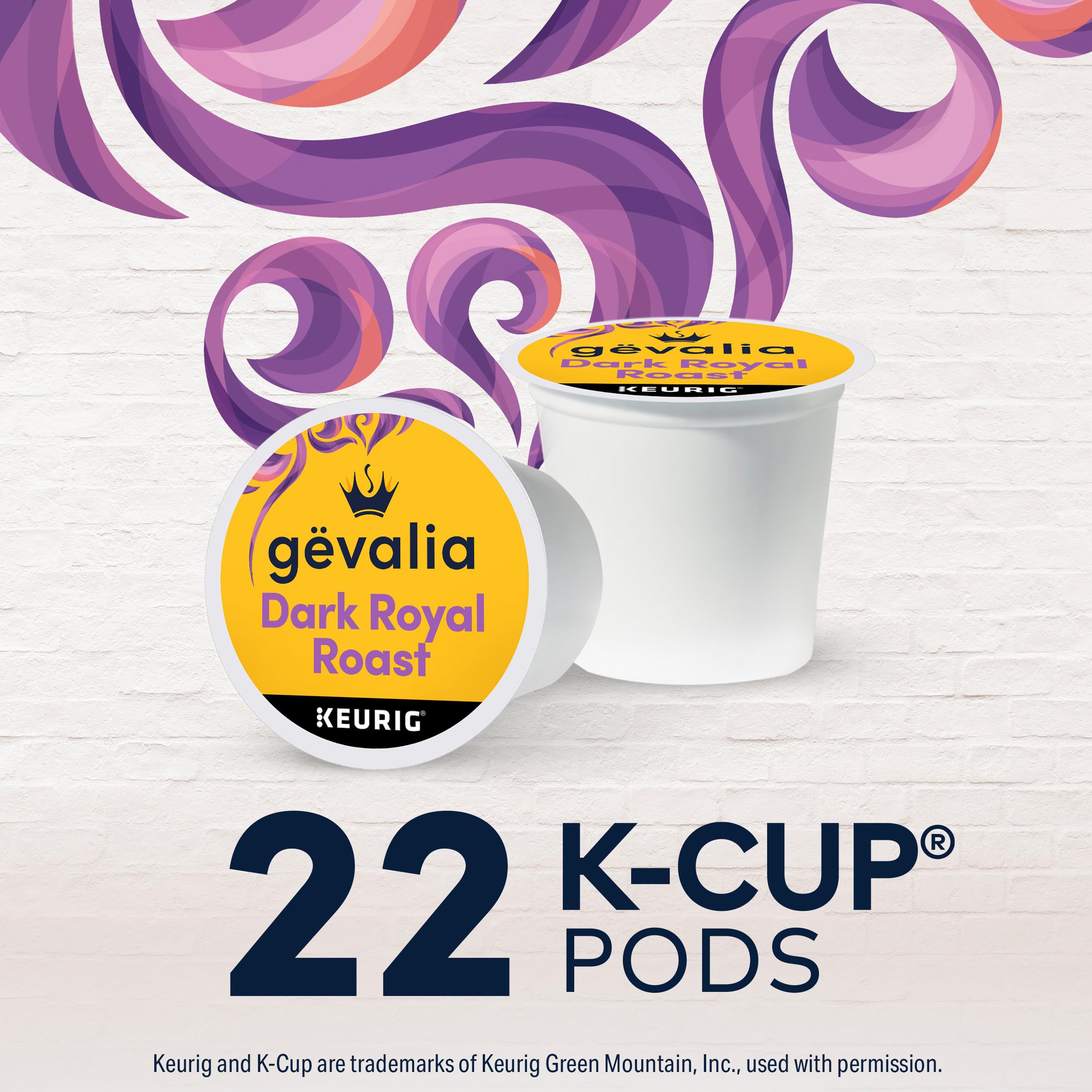 Gevalia K-Cup on breakfast table setting showing lifestyle convenience and morning boost