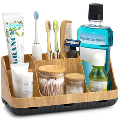GFWARE front view organizer showing neat countertop storage and accessibility