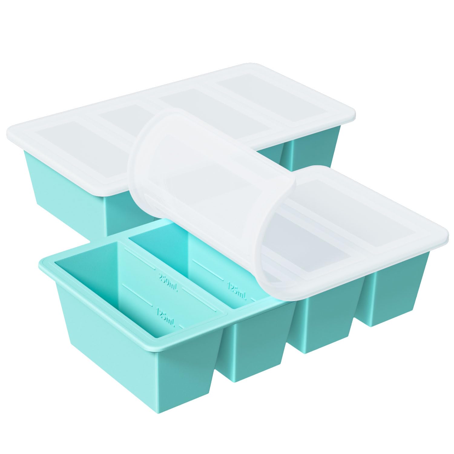 GGOW lifestyle shot of tray portioning soup in kitchen for meal-prep efficiency