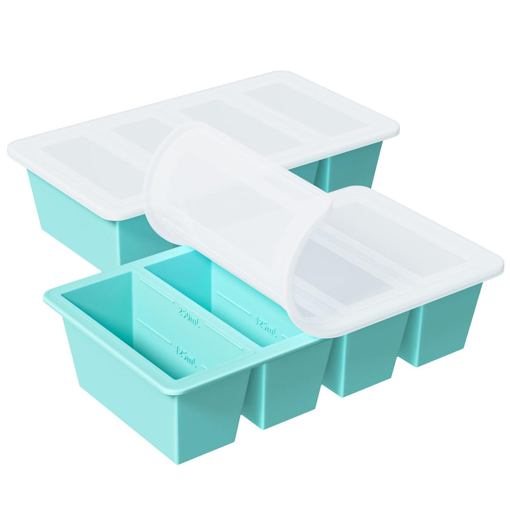 GGOW lifestyle shot of tray portioning soup in kitchen for meal-prep efficiency