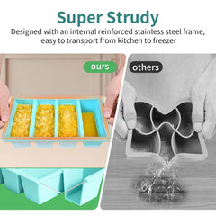 GGOW transparent lid sealed on tray keeping liquids level and spill-free