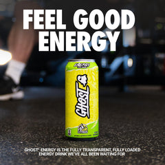 GHOST can side label transparency showing ingredient doses for informed choice
