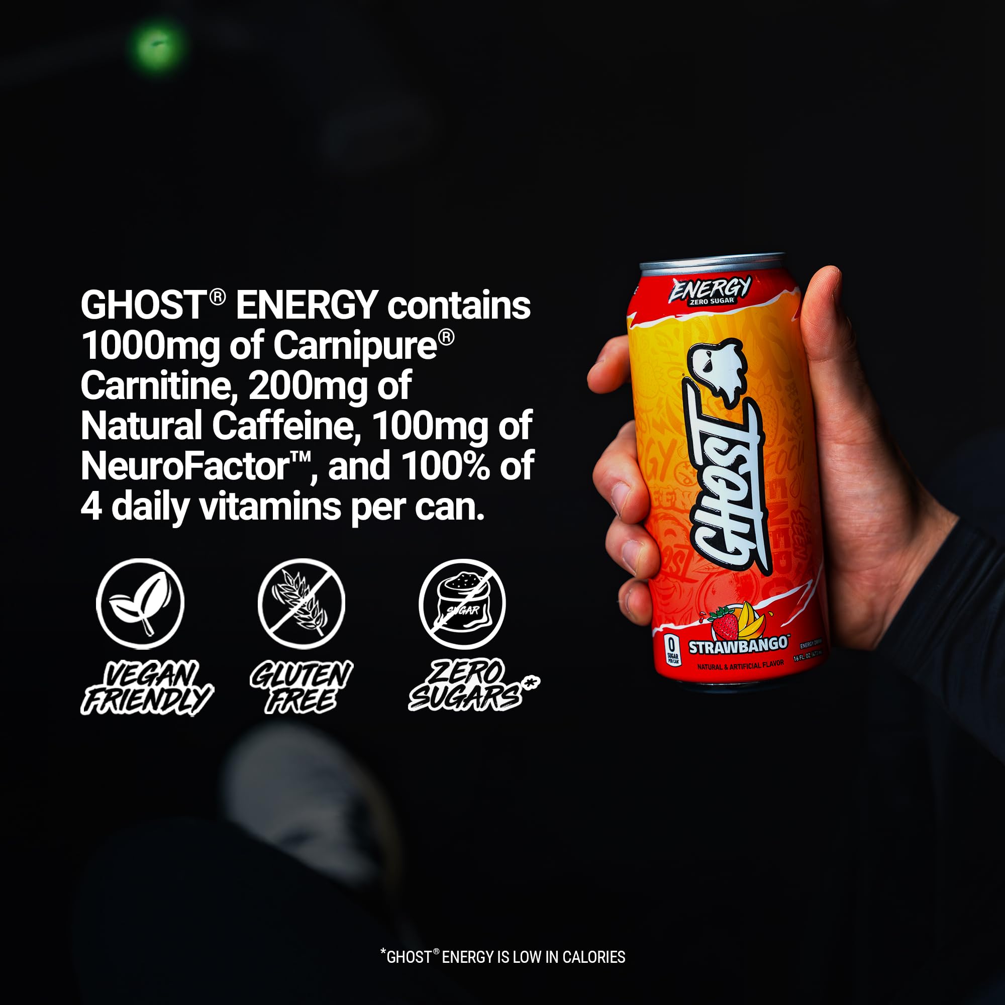 GHOST Strawbango 12-pack case to show value and stash benefit