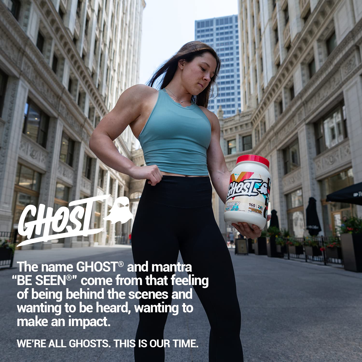 GHOST protein added to breakfast bowl showing versatile recipe benefit