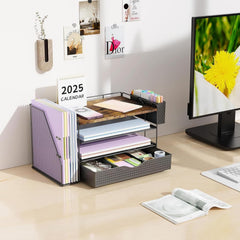 gianotter magazine rack holding catalogs for quick vertical access