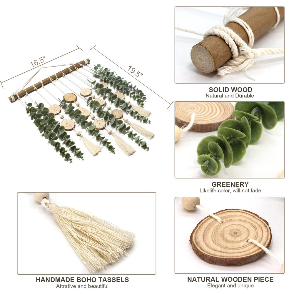 GIAUMA wooden rod with beads highlights handcrafted earthy texture