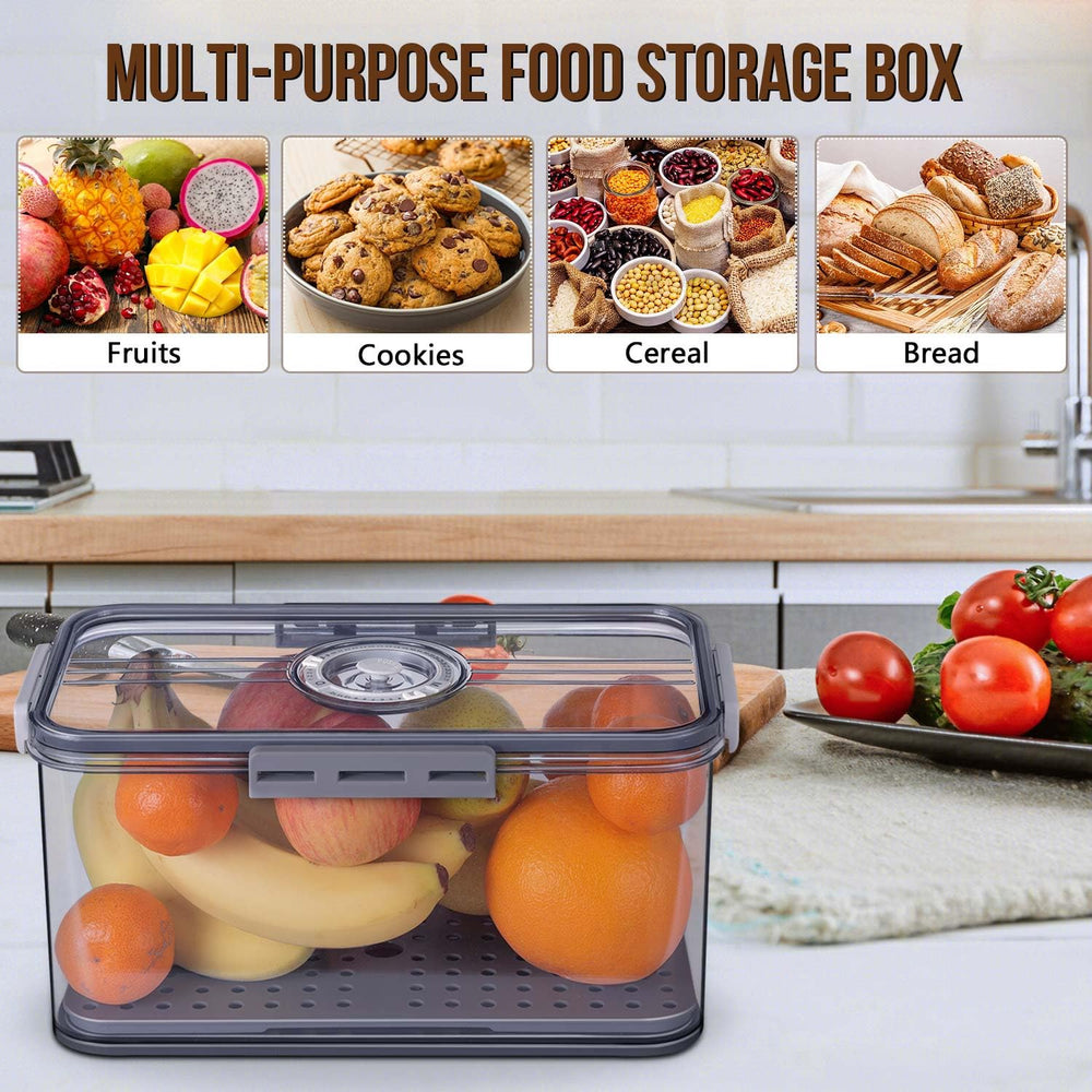 Gifhomfix bread box on kitchen counter storing bread and pastries for neat countertop organization